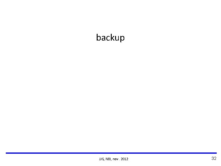 backup JJG, NBI, nov. 2012 32 backup JJG, NBI, nov. 2012 32