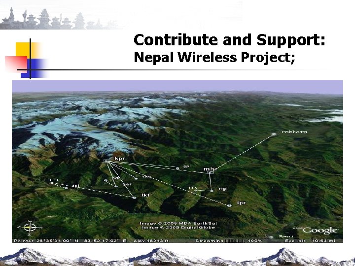 Contribute and Support: Nepal Wireless Project; 