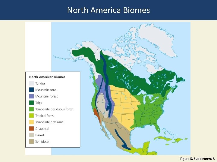 North America Biomes Figure 3, Supplement 8 
