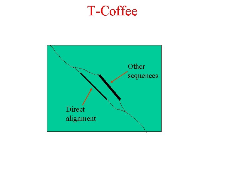 T-Coffee Other sequences Direct alignment 