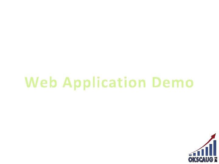 Web Application Demo Web Application Demo