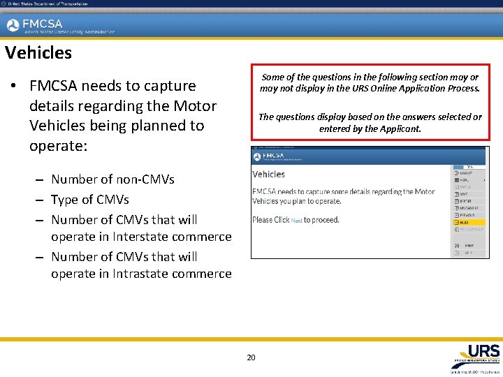 Vehicles Some of the questions in the following section may or may not display