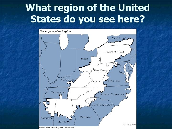 What region of the United States do you see here? 