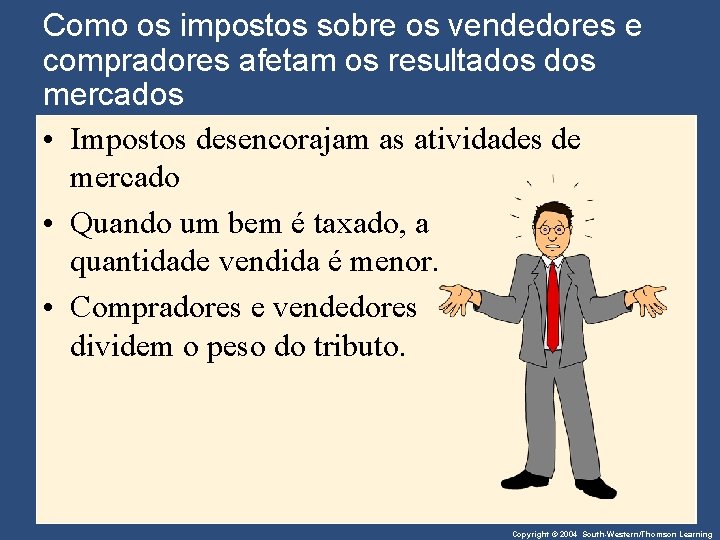 Como os impostos sobre os vendedores e compradores afetam os resultados mercados • Impostos