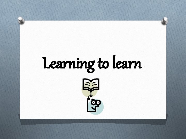 Learning to learn 