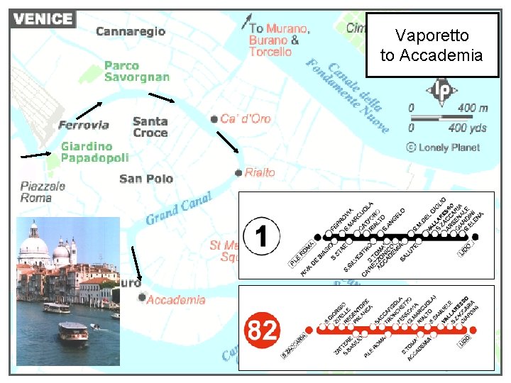 Vaporetto to Accademia 