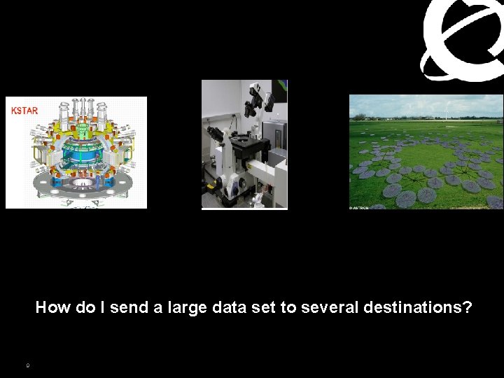 How do I send a large data set to several destinations? 9 