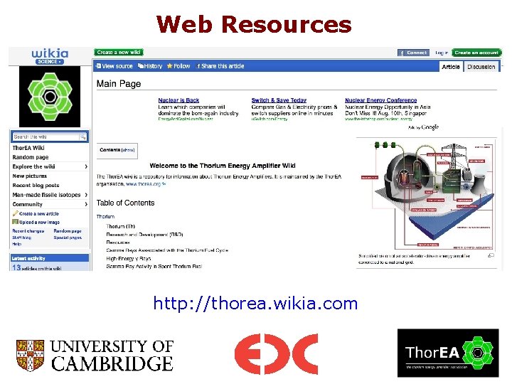 Web Resources http: //thorea. wikia. com 