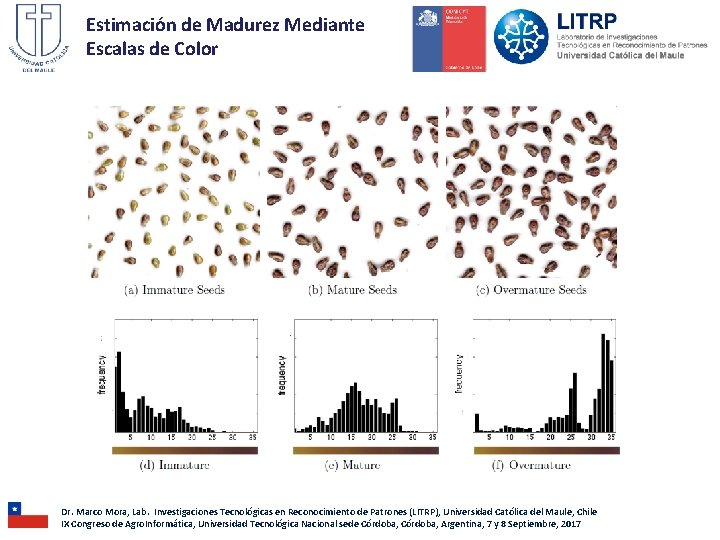 Estimación de Madurez Mediante Escalas de Color Dr. Marco Mora, Lab. Investigaciones Tecnológicas en Estimación de Madurez Mediante Escalas de Color Dr. Marco Mora, Lab. Investigaciones Tecnológicas en