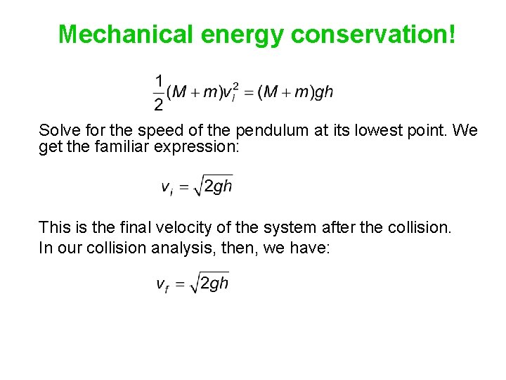Mechanical energy conservation! Solve for the speed of the pendulum at its lowest point.