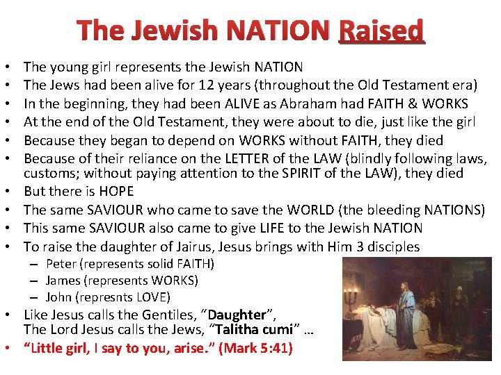 The Jewish NATION Raised • • • The young girl represents the Jewish NATION