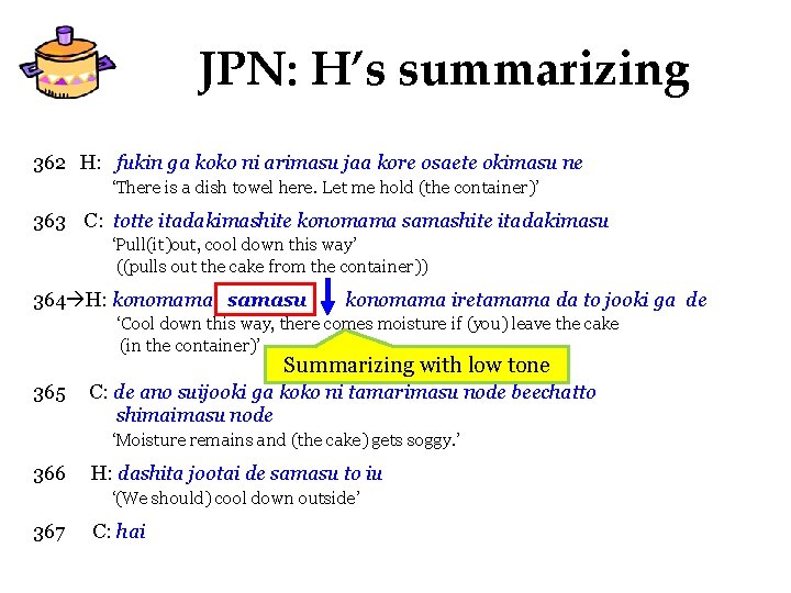 JPN: H’s summarizing 362 H: fukin ga koko ni arimasu jaa kore osaete okimasu JPN: H’s summarizing 362 H: fukin ga koko ni arimasu jaa kore osaete okimasu