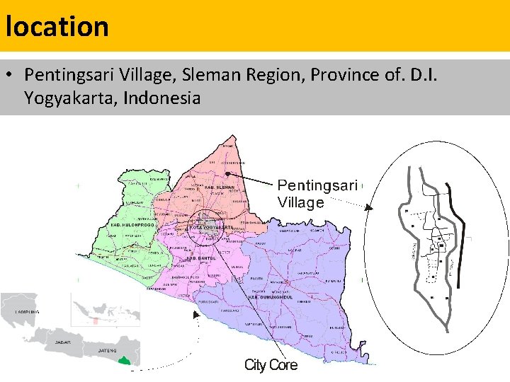 location • Pentingsari Village, Sleman Region, Province of. D. I. Yogyakarta, Indonesia 