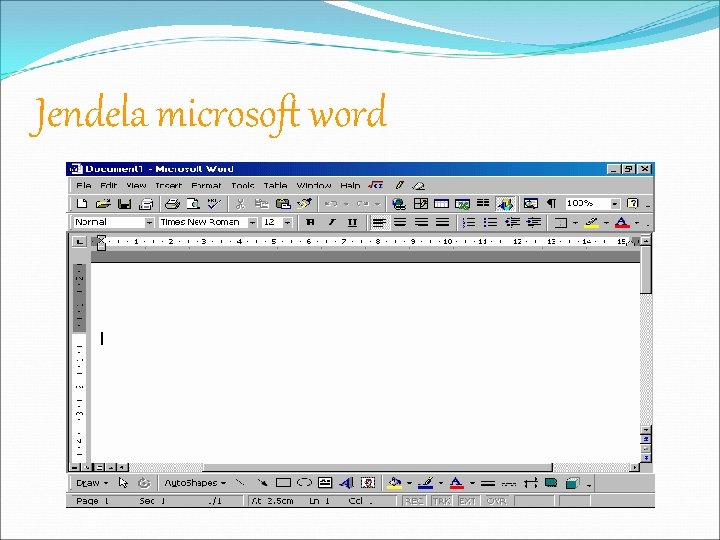 Jendela microsoft word 