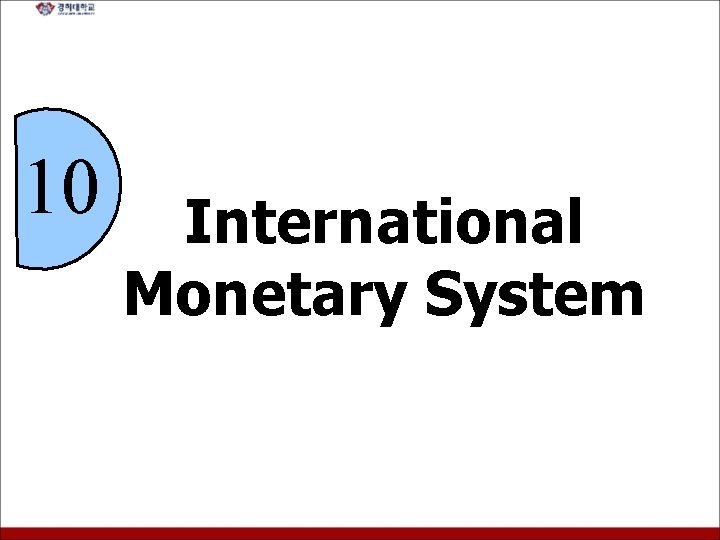 10 International Monetary System 