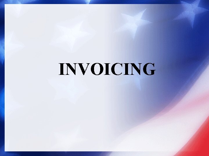INVOICING 