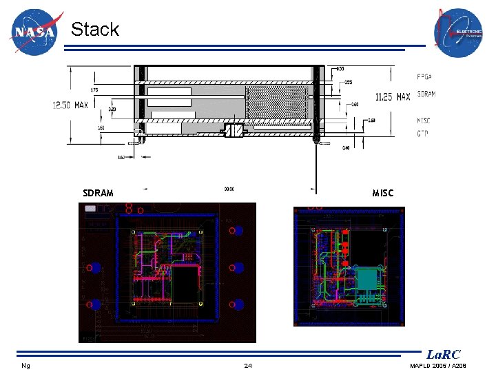 Stack SDRAM Ng MISC La. RC 24 MAPLD 2005 / A 208 