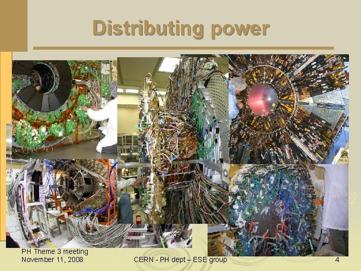 Distributing power PH Theme 3 meeting November 11, 2008 CERN - PH dept –