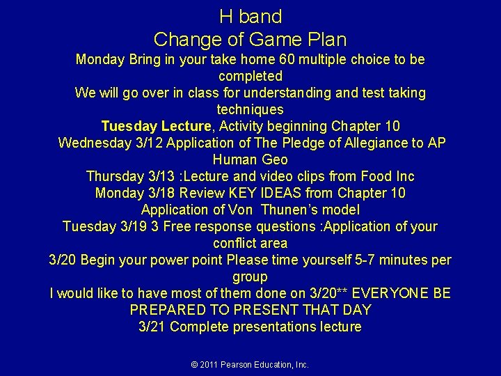 H band Change of Game Plan Monday Bring in your take home 60 multiple H band Change of Game Plan Monday Bring in your take home 60 multiple