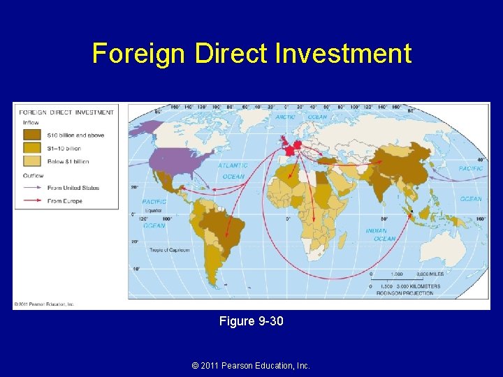 Foreign Direct Investment Figure 9 -30 © 2011 Pearson Education, Inc. Foreign Direct Investment Figure 9 -30 © 2011 Pearson Education, Inc.