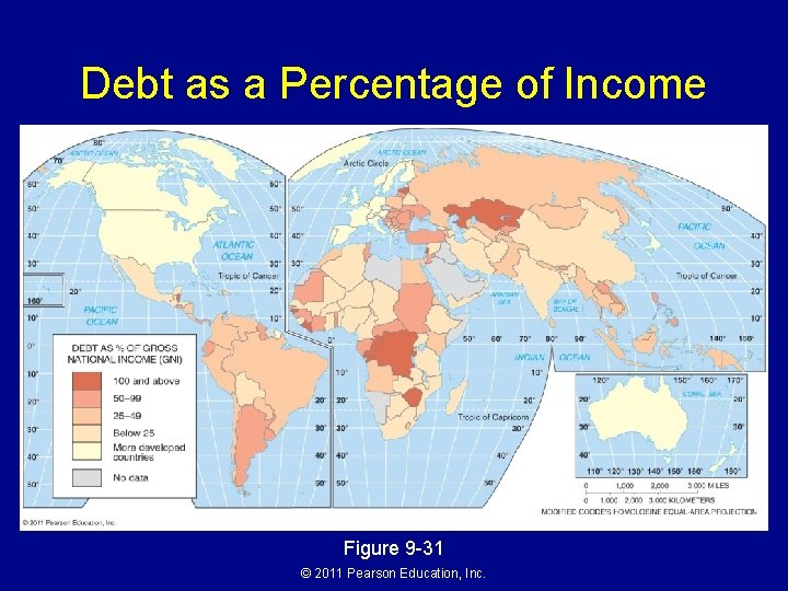 Debt as a Percentage of Income Figure 9 -31 © 2011 Pearson Education, Inc. Debt as a Percentage of Income Figure 9 -31 © 2011 Pearson Education, Inc.