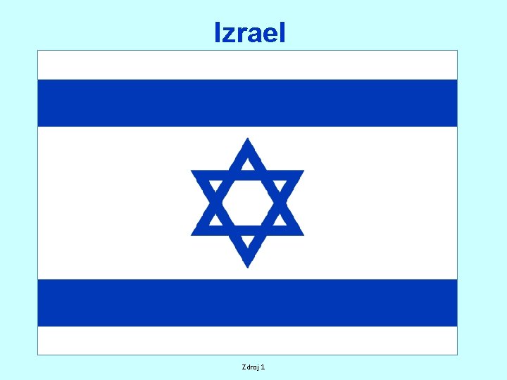 Izrael Zdroj 1 