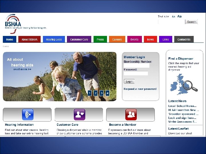 Exploring the new BSHAA website and membership area