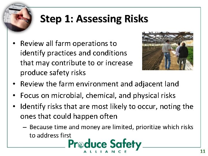 Farm Production Risk Module 7 How to Develop A Farm Food