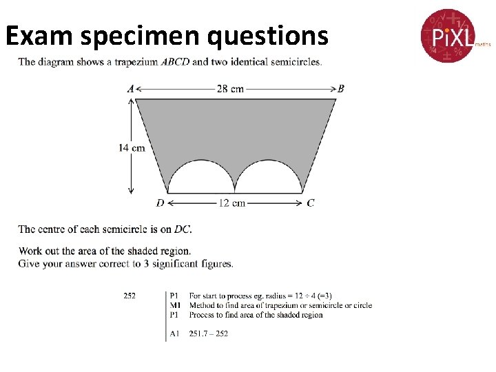 Exam specimen questions 