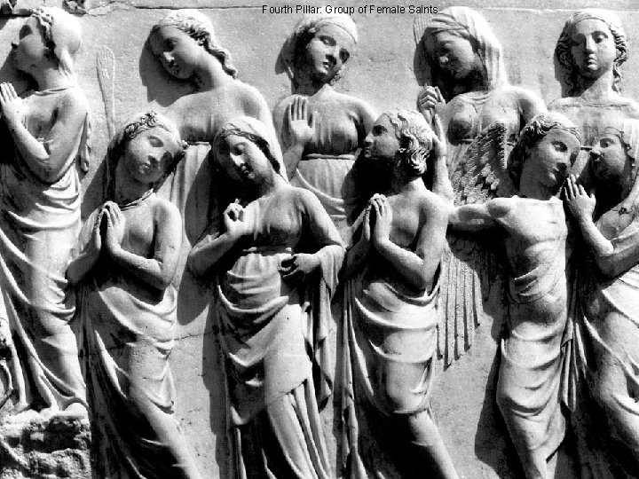 Fourth Pillar: Group of Female Saints 