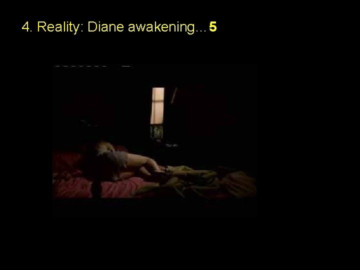 4. Reality: Diane awakening… 5 