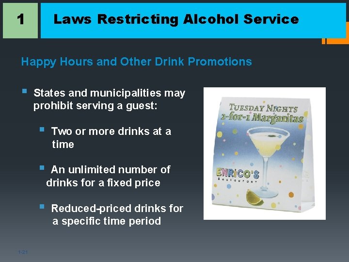 1 Laws Restricting Alcohol Service Happy Hours and Other Drink Promotions § States and