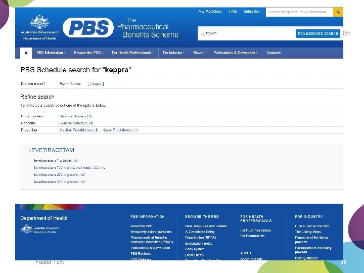 Footer Text 35 