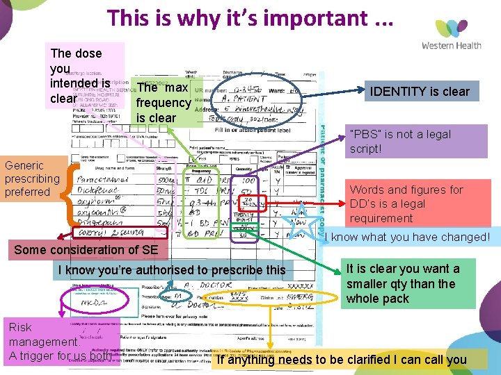 This is why it’s important. . . The dose you intended is clear The