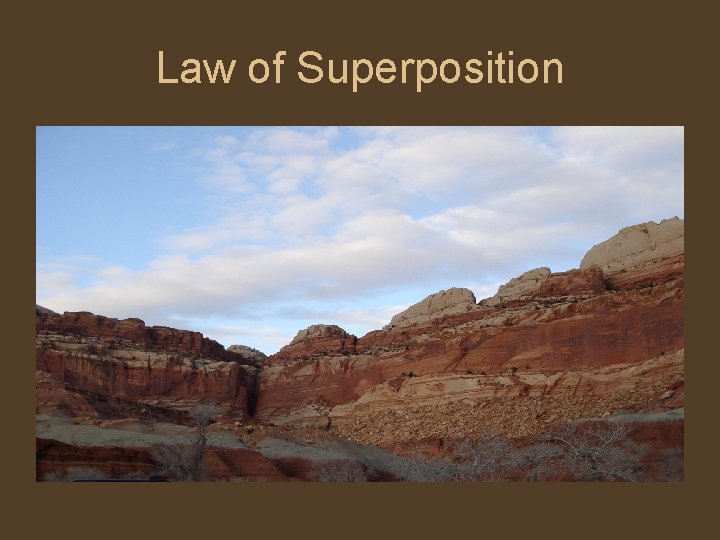 Law of Superposition 
