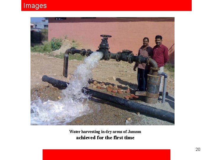 Images Water harvesting in dry areas of Jammu achieved for the first time 20