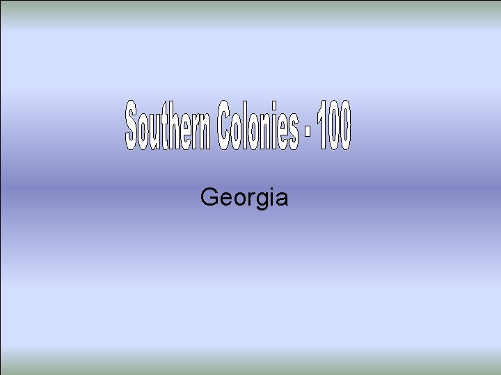 Georgia 