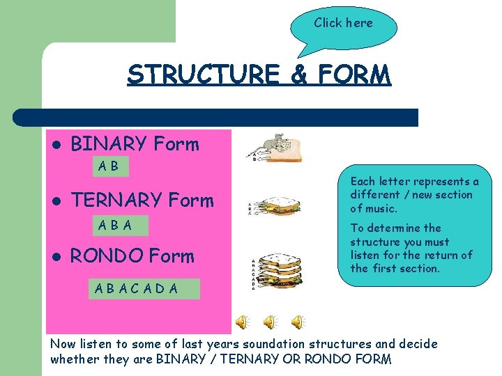 Click here STRUCTURE & FORM l BINARY Form AB l TERNARY Form ABA l