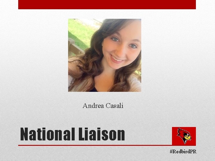 Andrea Casali National Liaison #Redbird. PR 