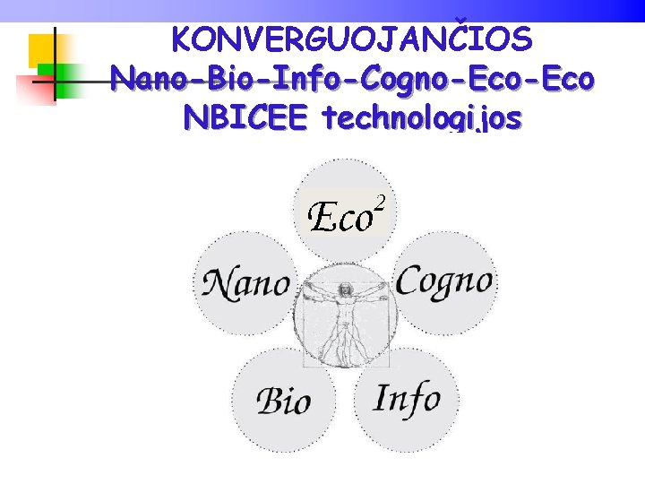 KONVERGUOJANČIOS Nano-Bio-Info-Cogno-Eco NBICEE technologijos 