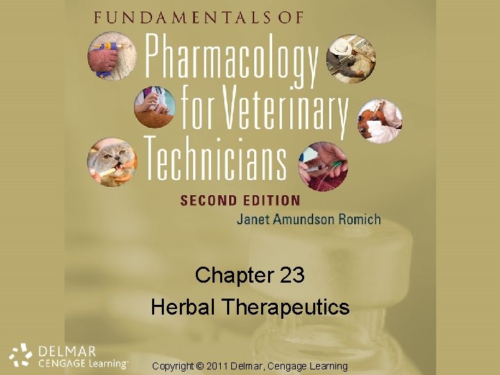 Chapter 23 Herbal Therapeutics Copyright © 2011 Delmar, Cengage Learning 