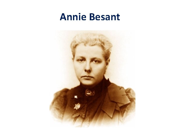 Annie Besant 