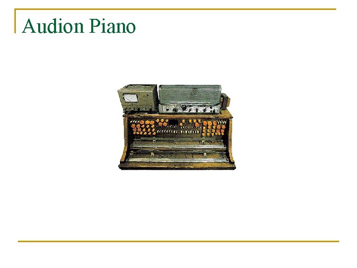 Audion Piano Audion Piano