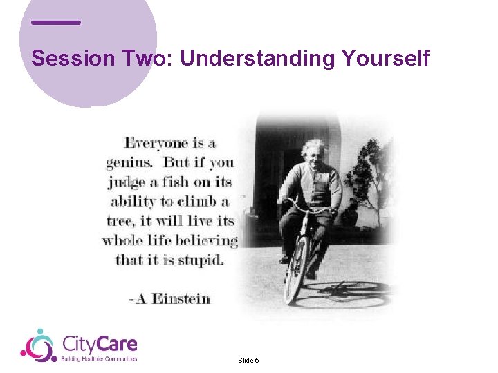 Session Two: Understanding Yourself Slide 5 