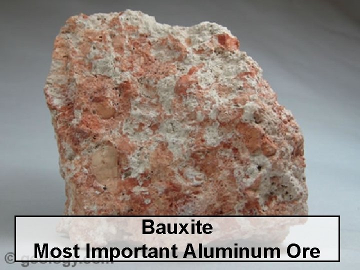 Bauxite Most Important Aluminum Ore 