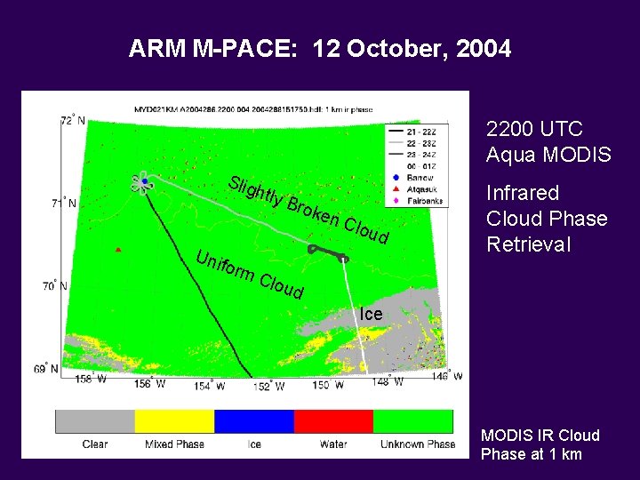 ARM M-PACE: 12 October, 2004 2200 UTC Aqua MODIS Slig Uni form htly Bro ARM M-PACE: 12 October, 2004 2200 UTC Aqua MODIS Slig Uni form htly Bro
