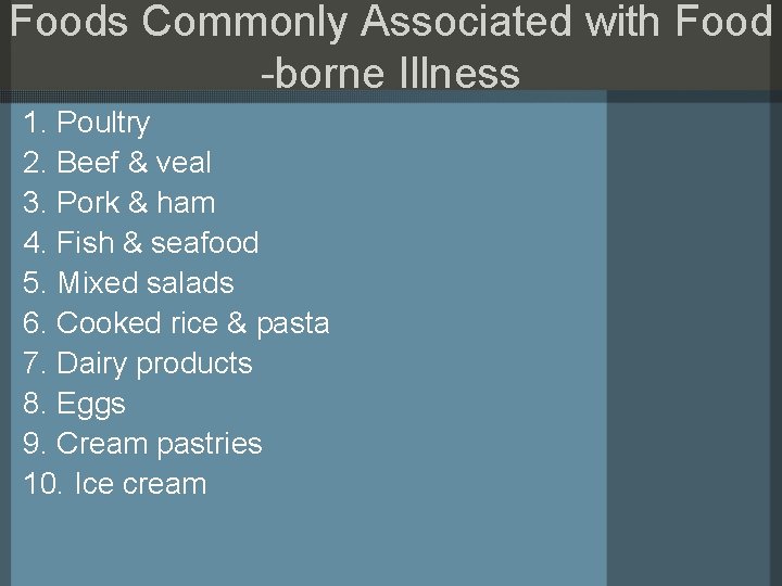 Food Safety Overview Legislation Microbiology Hazardous Food Safe