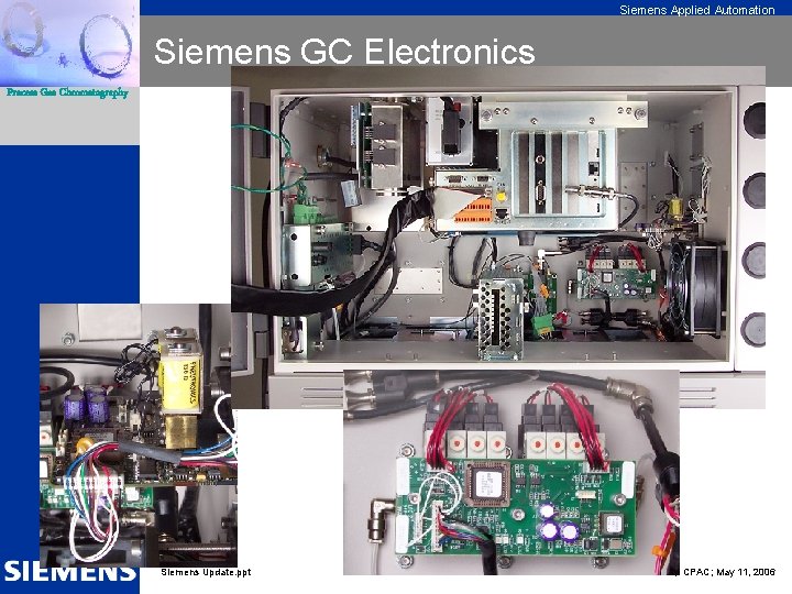 Siemens Applied Automation Siemens GC Electronics Process Gas Chromatography Siemens Update. ppt Slide 24;