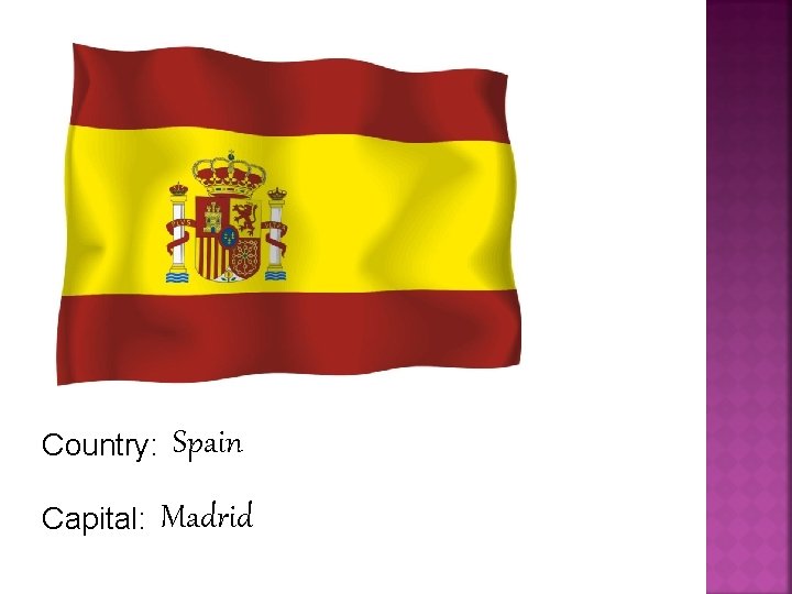 Country: Spain Capital: Madrid 