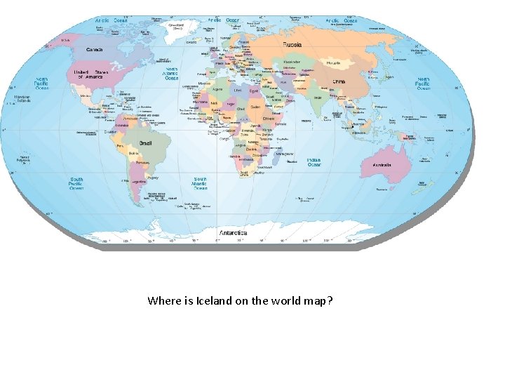 Where is Iceland on the world map? 
